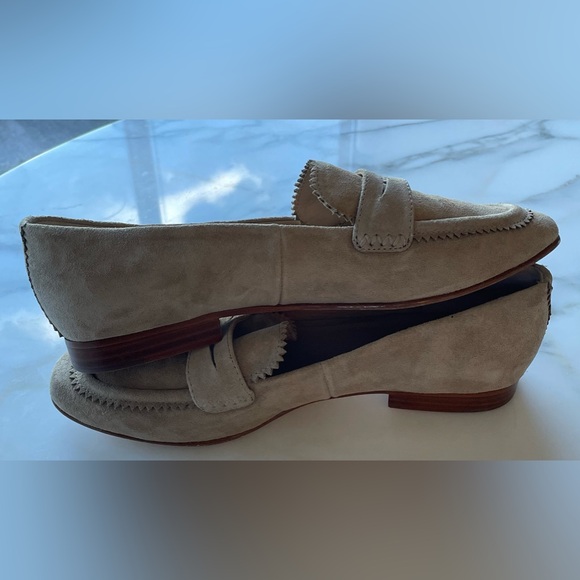 Veronica Beard Alyssa Penny Loafer, Sand, Size 7.5 - Picture 12 of 15